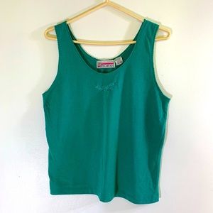 Vintage Turquoise Tank Top
